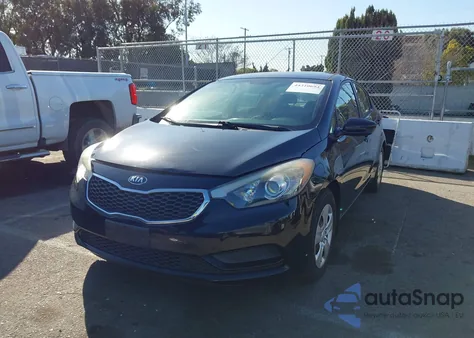 2016 Kia Forte Lx z USA, uszkodzony, nr VIN KNAFK4A6XG5544191